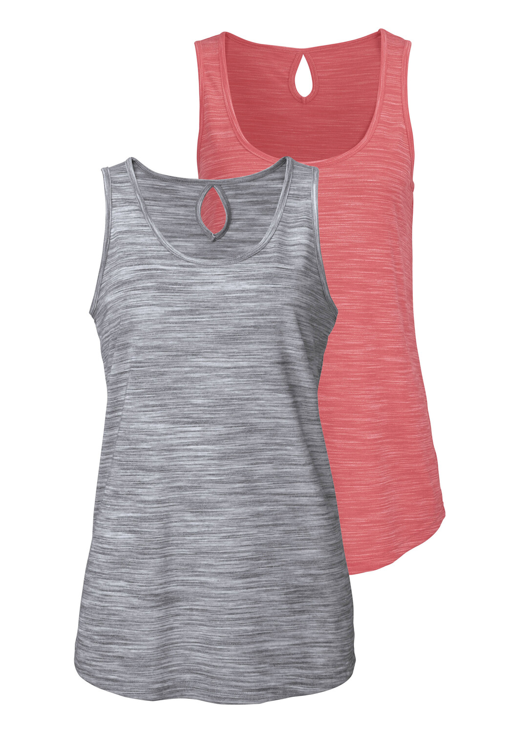 

Топ Beach Time Shirt, цвет apricot-meliert, grau-meliert