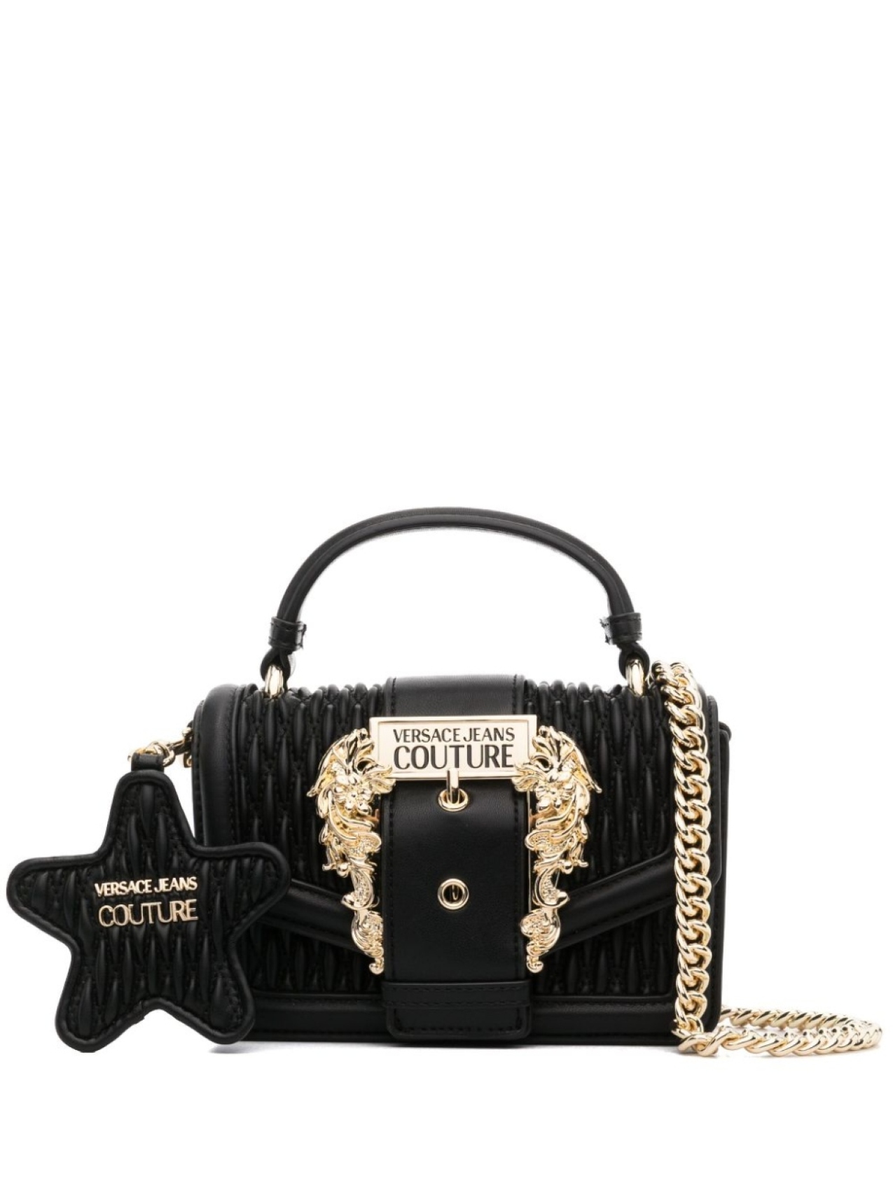 

Versace Jeans Couture сумка на плечо с пряжкой Baroque, черный