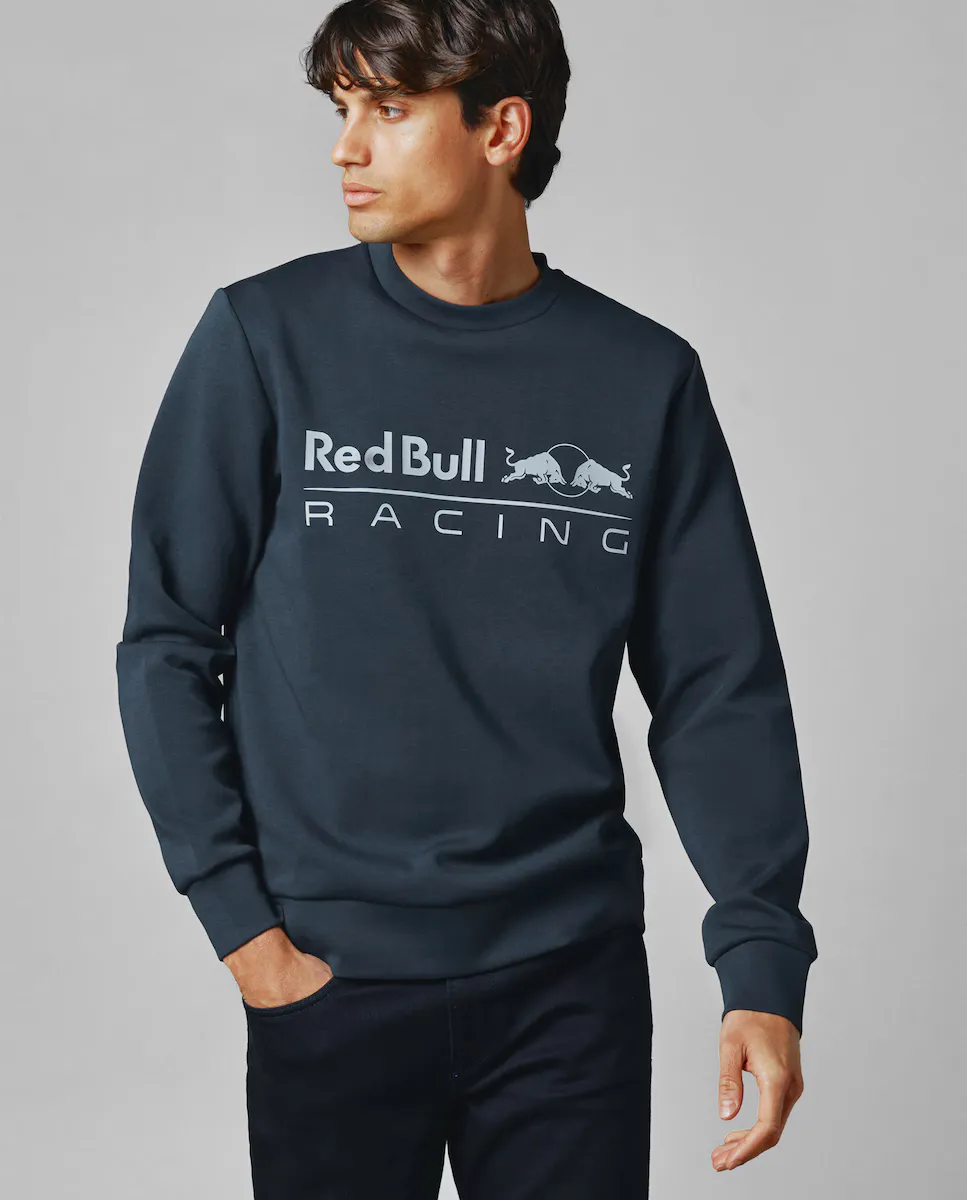

Толстовка унисекс Red Bull Racing с круглым вырезом и принтом логотипа Pepe Jeans, темно-синий
