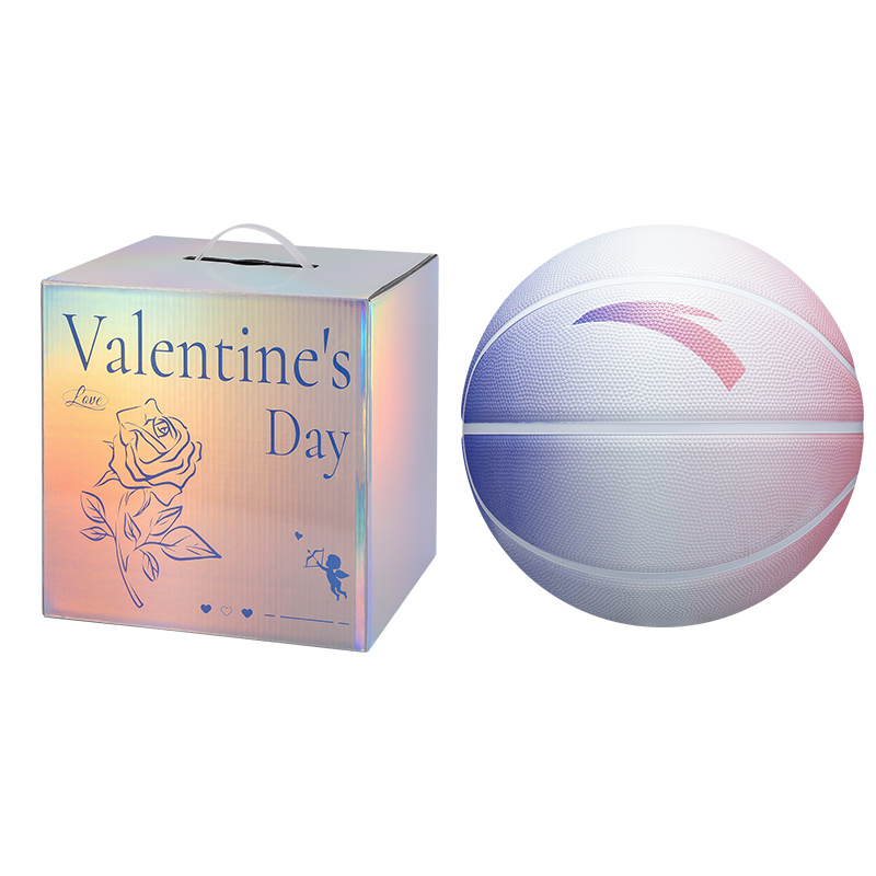 

ANTA Резиновый баскетбольный мяч china розово-фиолетовый градиент размер 5 7 тренировочный соревновательный unisex