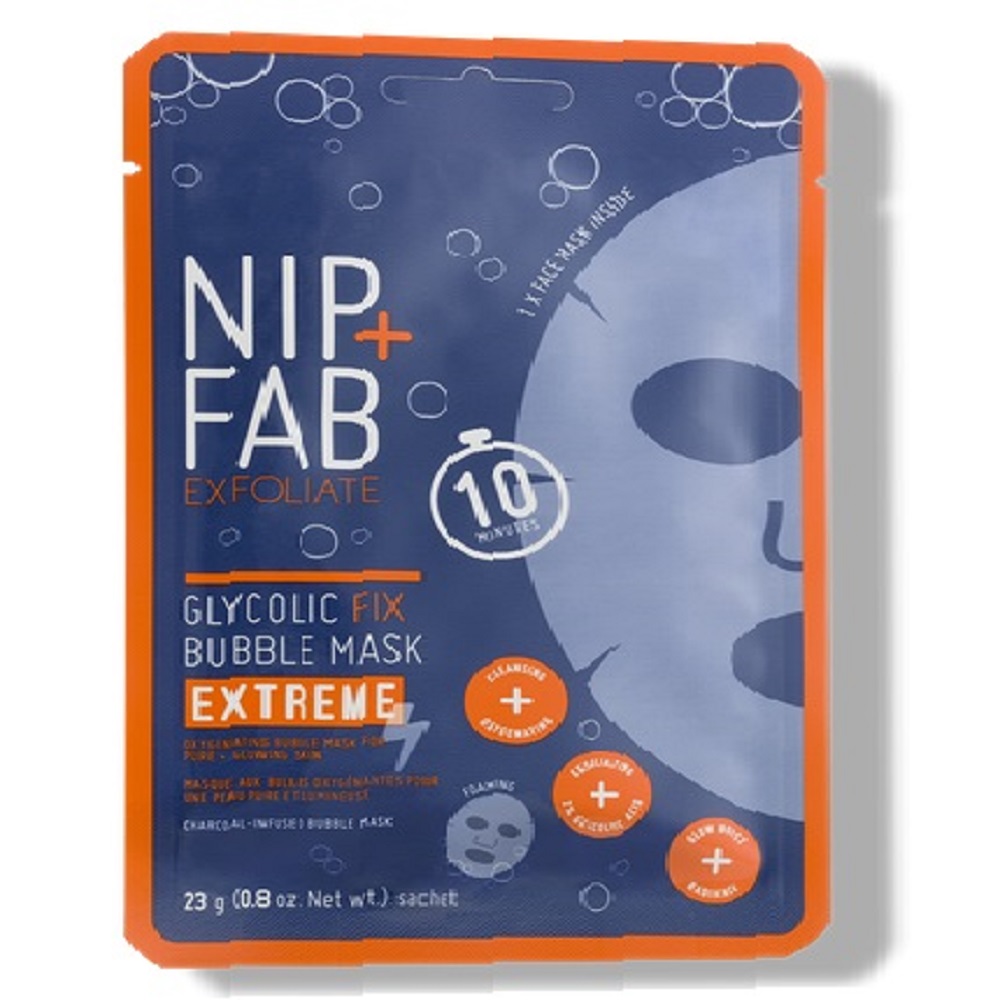 

Очищающая тканевая маска glycolic fix bubble mask extreme Nip+Fab, вес 23 гр.