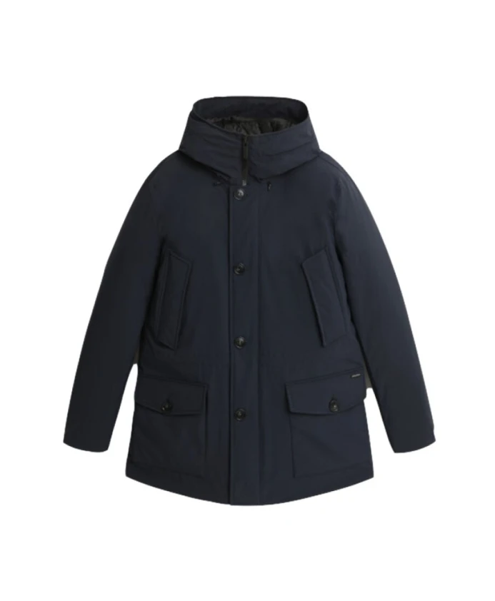 

Темно арктическая эластичная парка Woolrich, синий