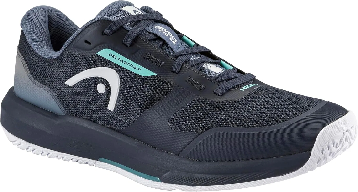 Кроссовки теннисные HEAD Revolt Evo 5.0, цвет Blueberry/Teal