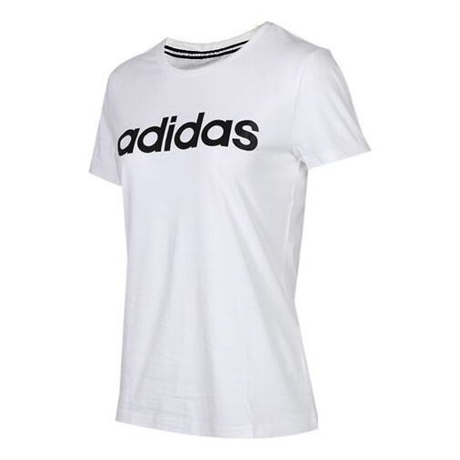 

Футболка neo ce с логотипом и круглым вырезом, Adidas, белый