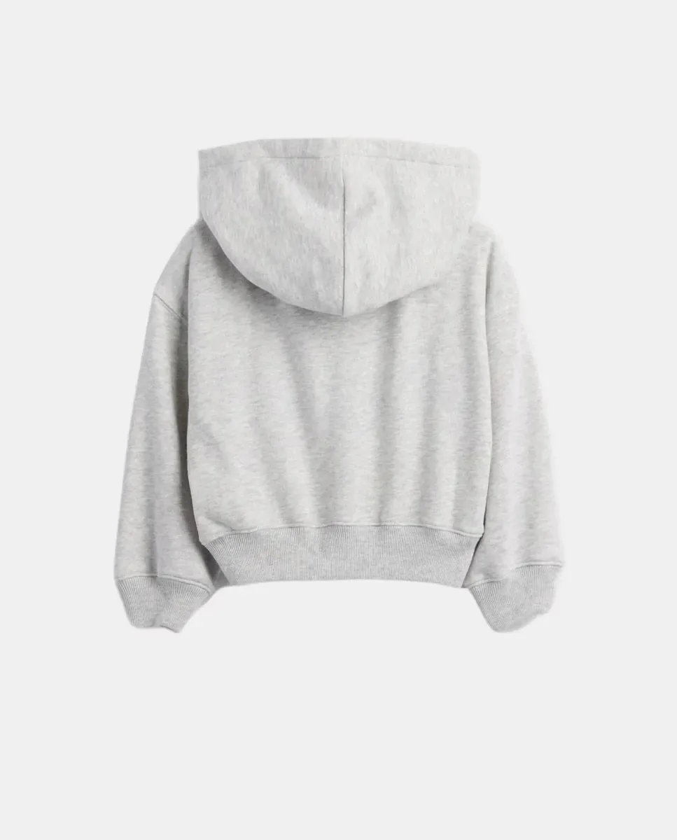 Толстовка с капюшоном и молнией для младенца Gap, белый — фото 2