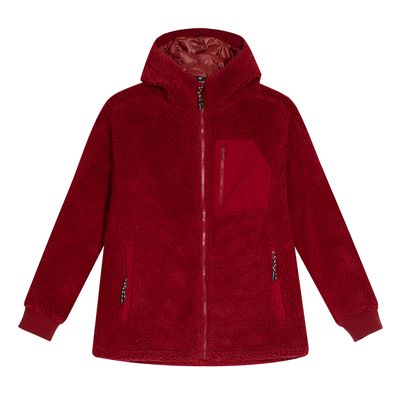 

Толстовка NU с капюшоном утепленная Unisex Others NORTHLAND, true красный