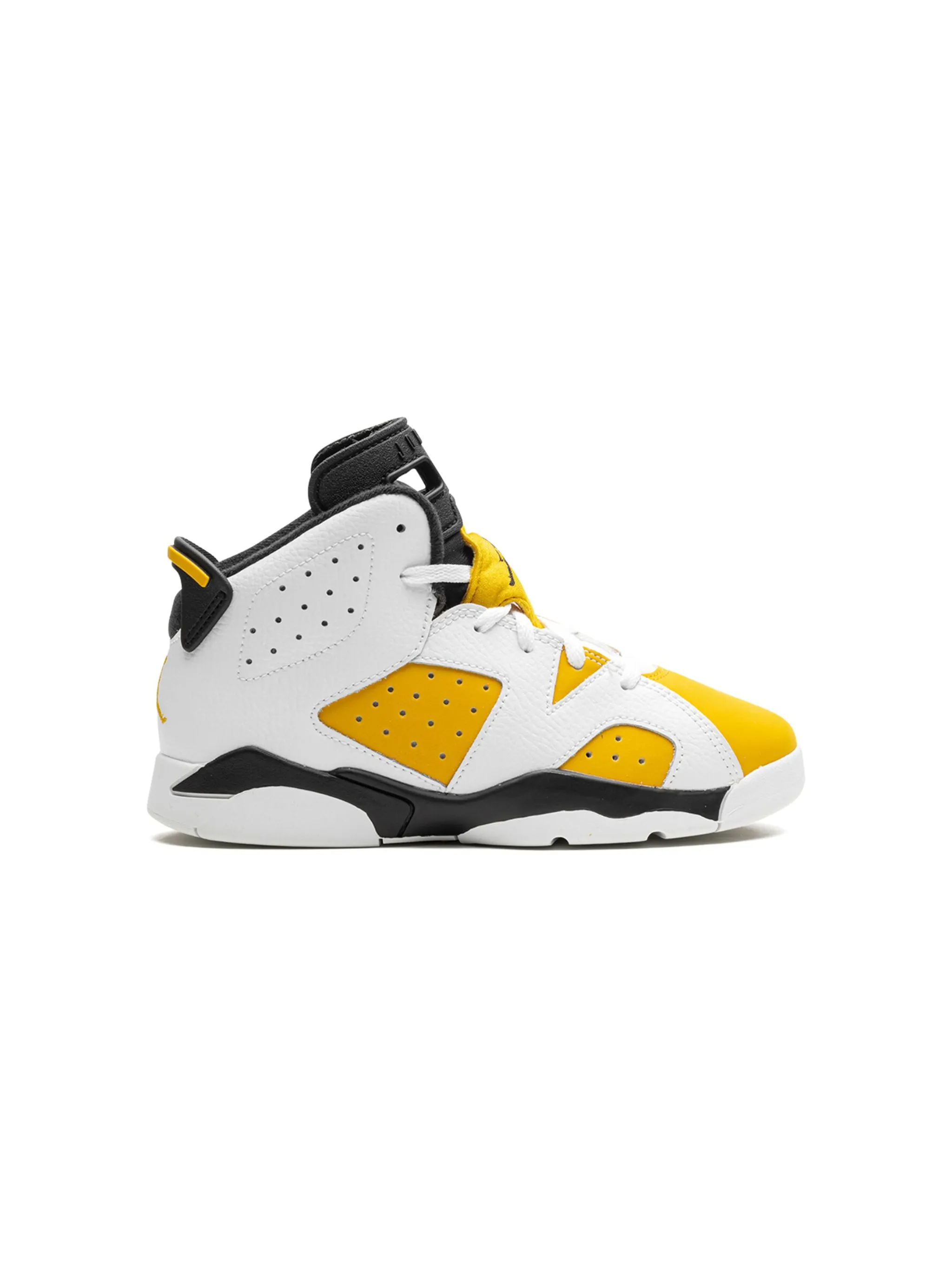 Кроссовки Air Jordan 6 Yellow/Ochre Jordan Kids, желтый — фото 2
