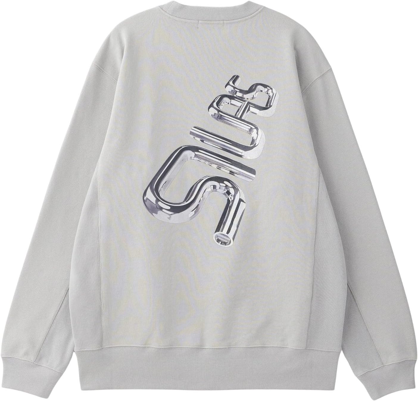 

Мужская толстовка Cyrus с металлическим логотипом Silas, серый