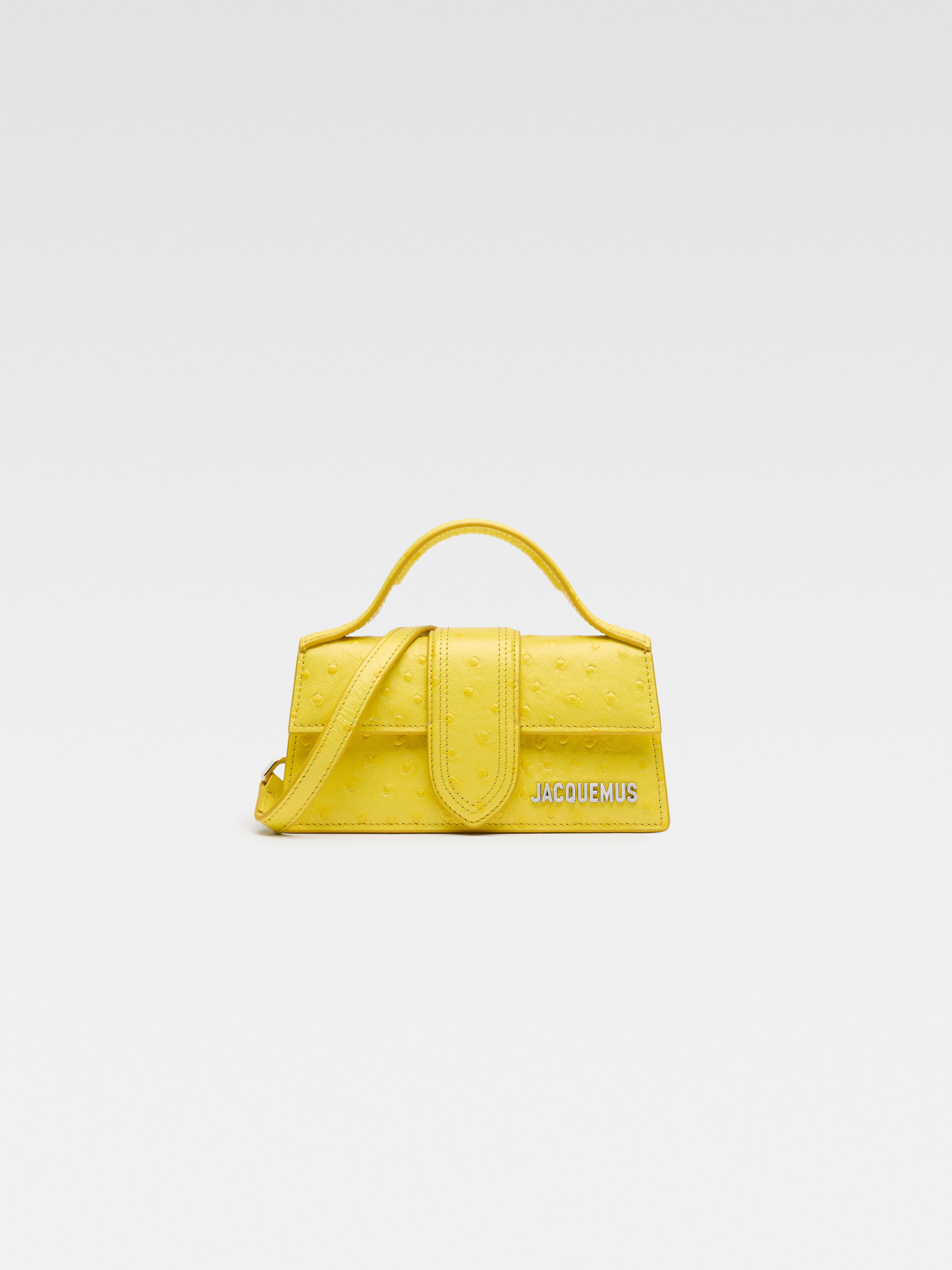 

Мини-сумка с клапаном JACQUEMUS The Bambino, желтый