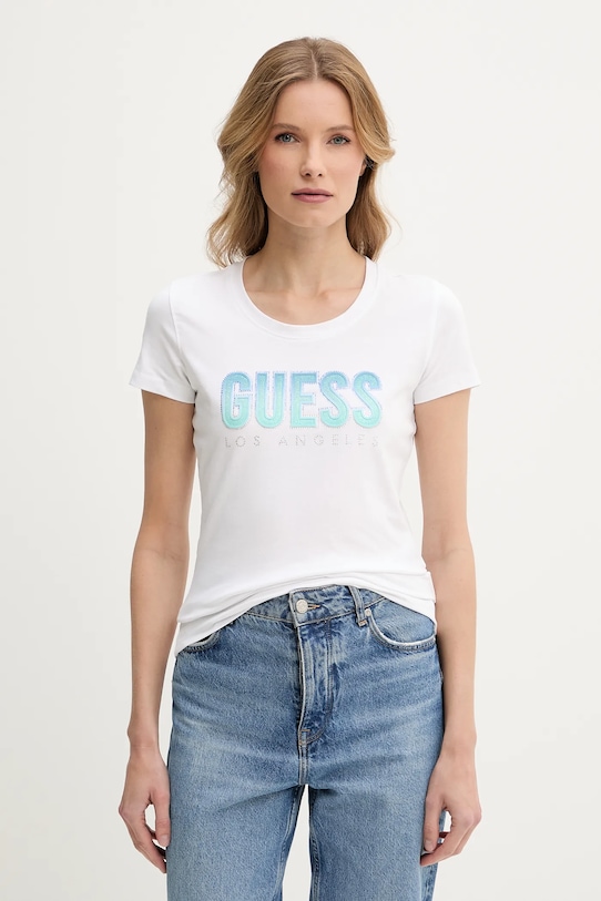 

Футболка DEGRADE с градиентом Guess, белый