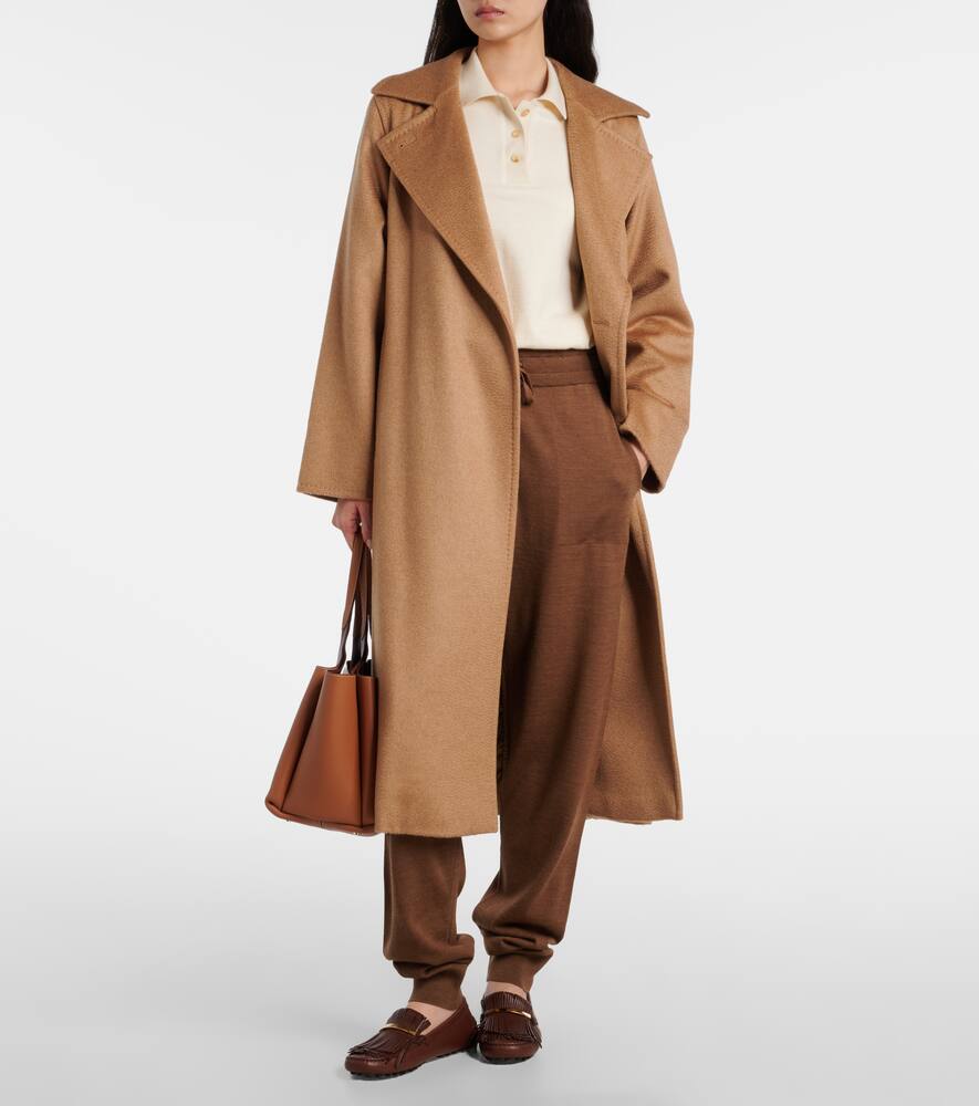 Вязаные брюки прямого кроя из вирджин вули Tod's, Topo — фото 2