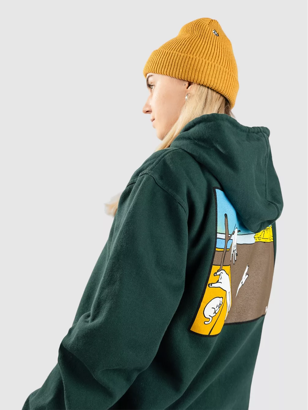 

Нермали Толстовка Ripndip, зеленый