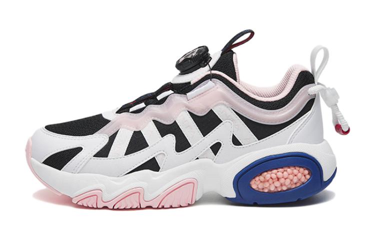 

Antakids Скользоустойчивые низкие детские повседневные кроссовки Black Anta White Apricot Blossom Pink для подростков