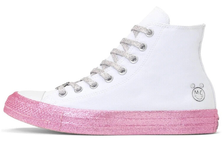 

Кеды Converse Chuck Taylor All Star High Miley Cyrus White Pink