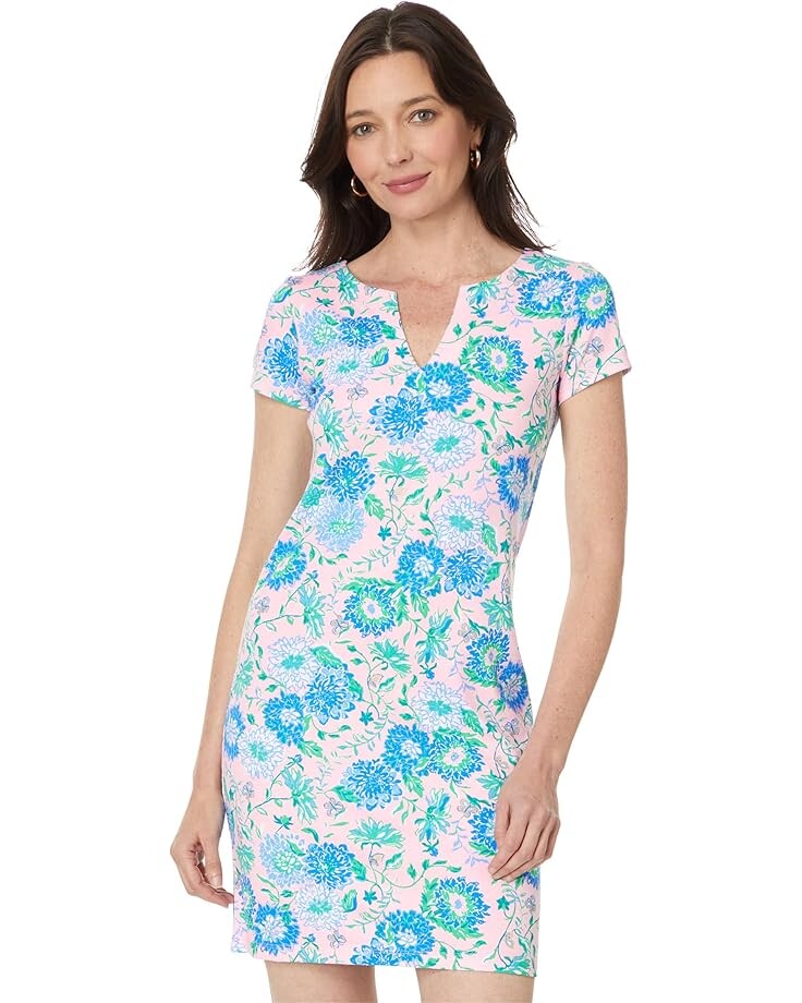 

Платье Lilly Pulitzer Upf 50+ Sophiletta Dress, цвет Conch Shell Pink Rumor Has It