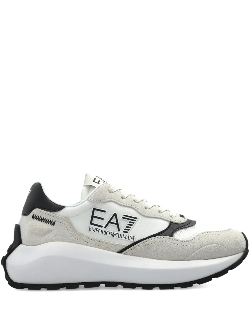 Кроссовки с нашивкой-логотипом Ea7 Emporio Armani, белый