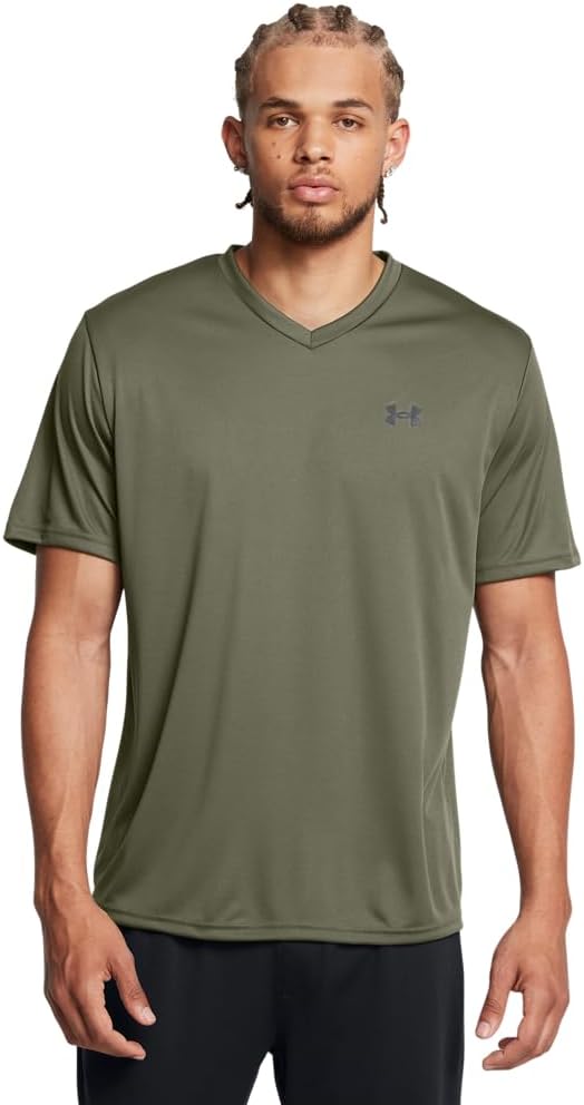 

Мужская спортивная футболка с коротким рукавом и логотипом Under Armour, (391) Marine Od Green/Black, Черный, Мужская спортивная футболка с коротким рукавом и логотипом Under Armour, (391) Marine Od Green/Black