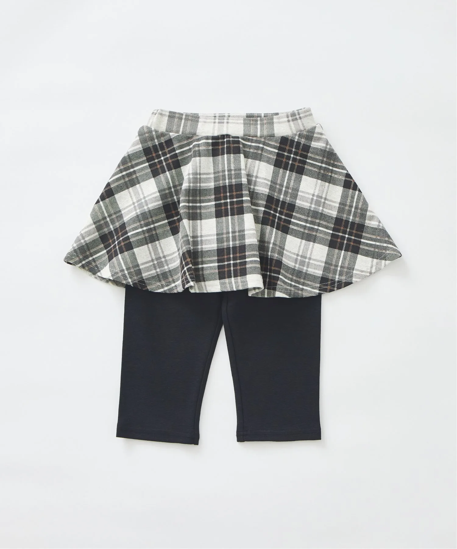 Юбка Юбки длиной 6 дюймов с принтом по всей поверхности Ever Closet, O. Oatmeal (checkered pattern) — фото 3