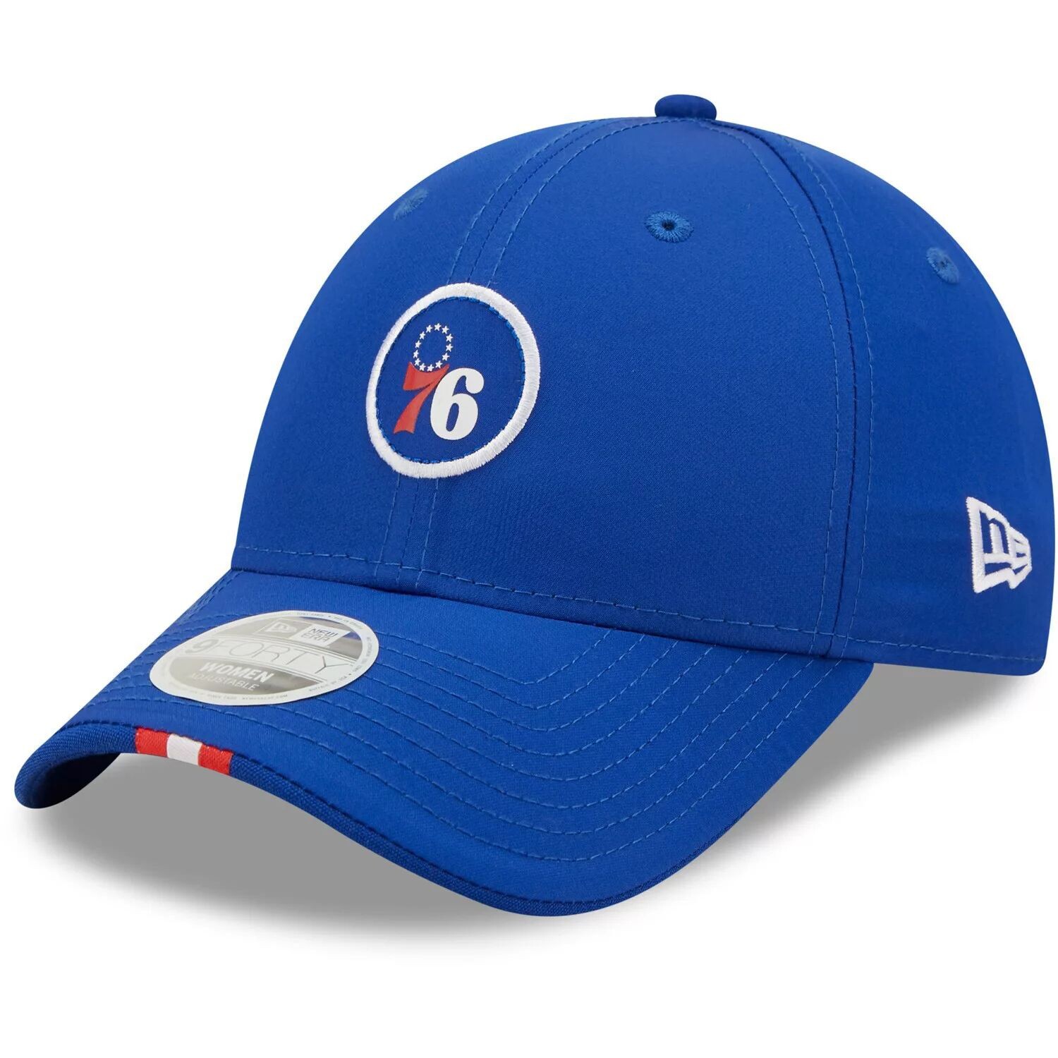 

Женская регулируемая кепка New Era Royal Philadelphia 76ers Sleek 9FORTY New Era