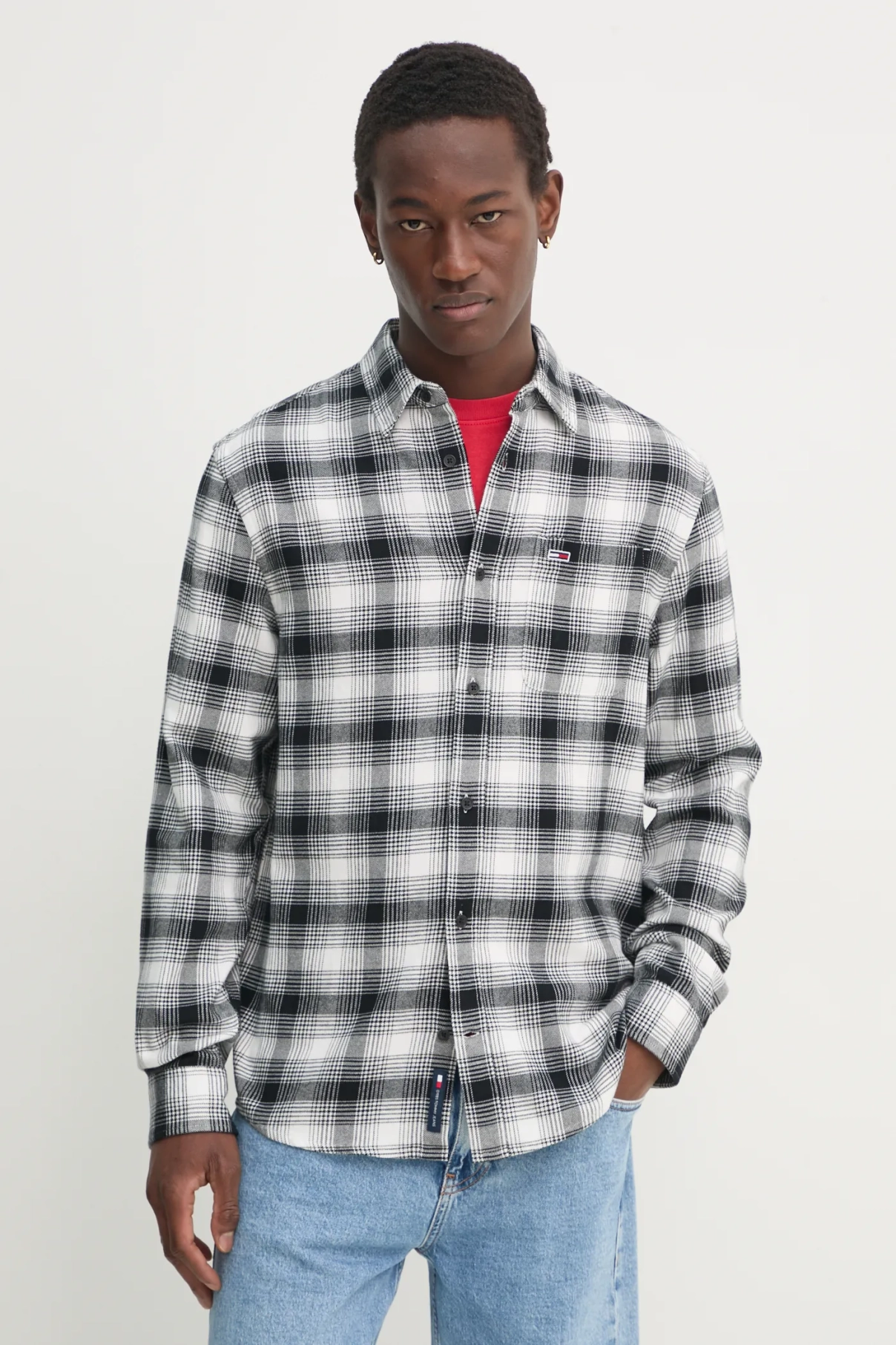 

Рубашка Tommy Jeans, черный