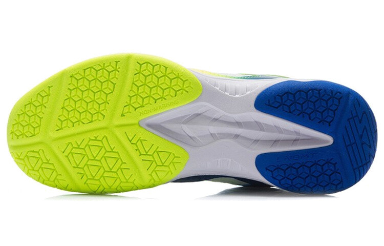 Кроссовки LINING Sound Waves Badminton Shoes Men Low-top Standard White/pale Blue — фото 4