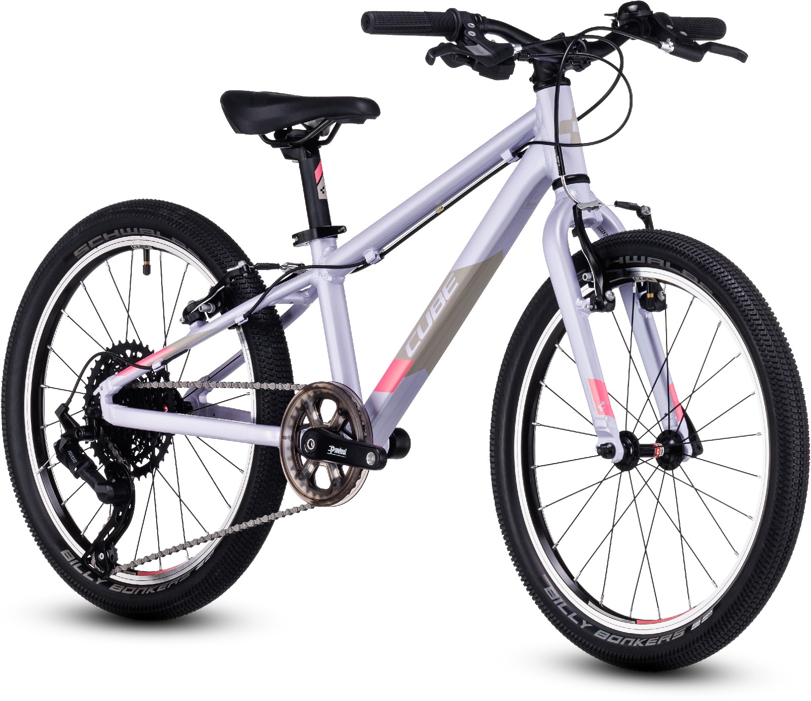 

Детский велосипед 20–24 дюйма Cube Acid 200 SLX, violet´n´coral