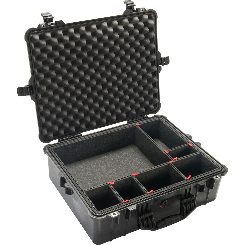 

Кейс Pelican 1600TP с системой разделителей TrekPak (черный)
