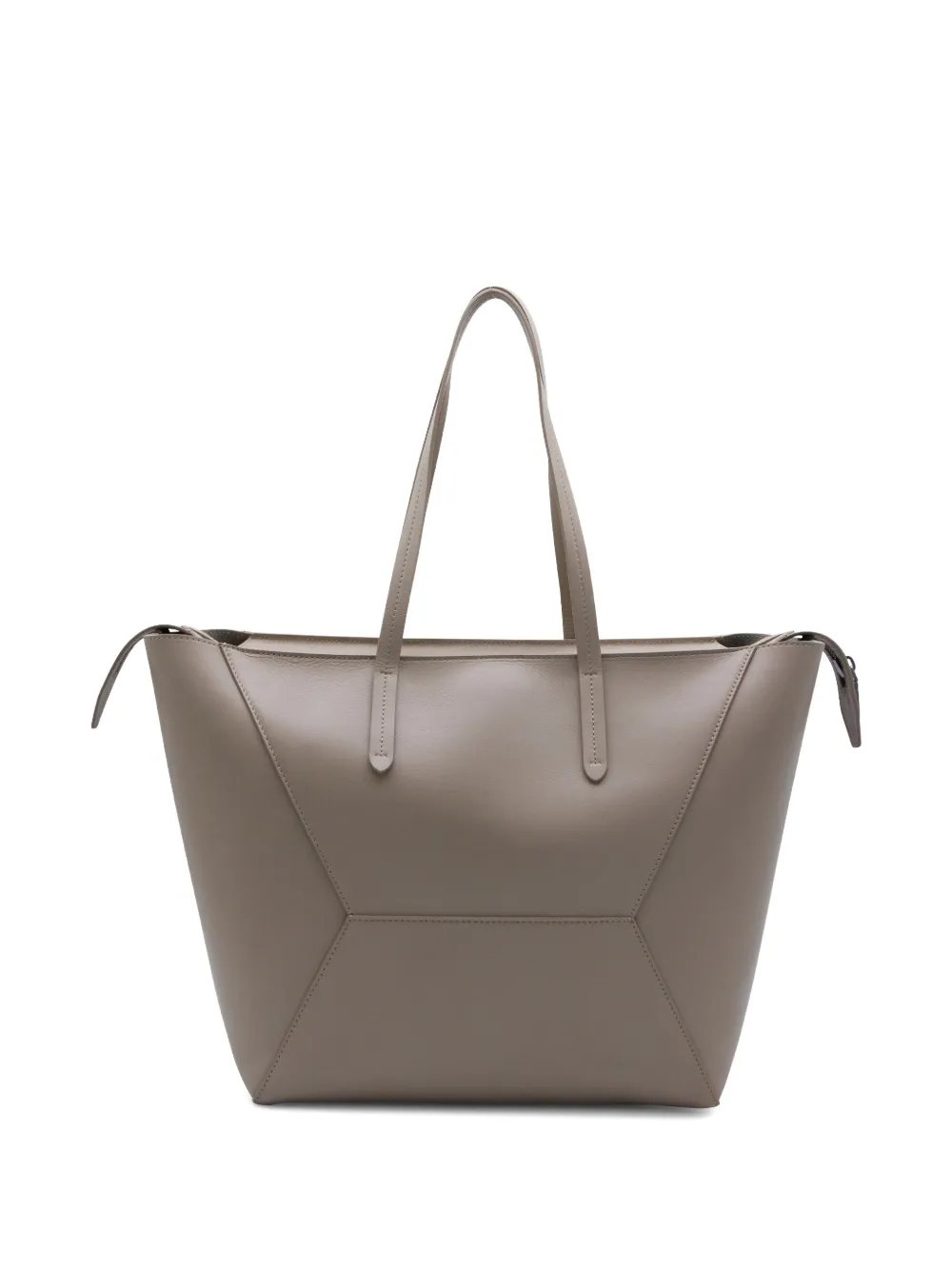 Сумка-тоут на молнии Brunello Cucinelli, бежевый — фото 2
