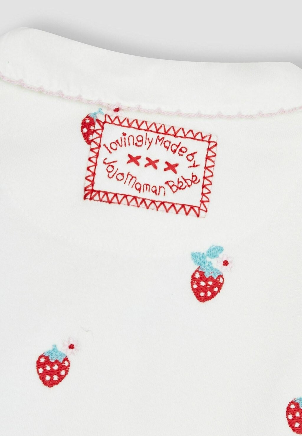 

Детская пижама EMBROIDERED REGULAR FIT JoJo Maman Bébé, красный