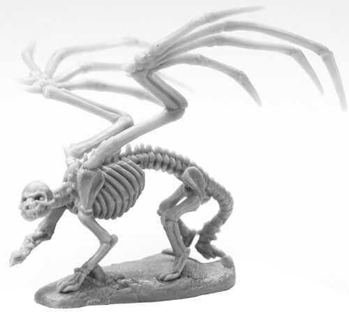 

Миниатюра Reaper Bones Black: Skeletal Manticore