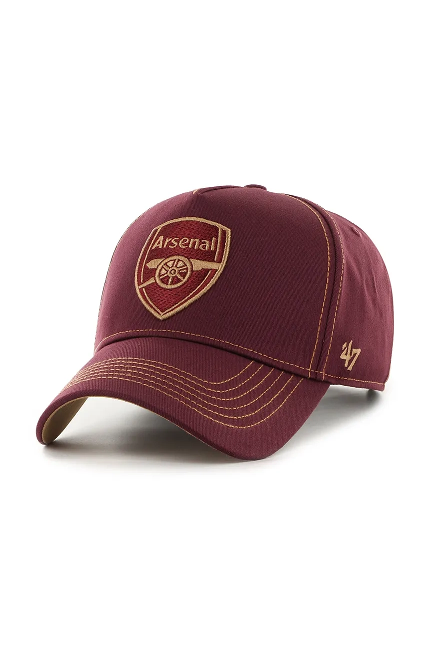 

Хлопковая бейсболка Arsenal FC 47 brand, гранатовый