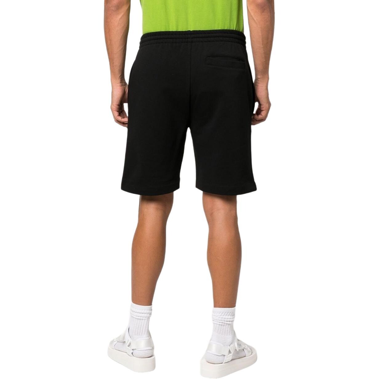 Повседневные шорты мужские черные Lacoste, черный — фото 3