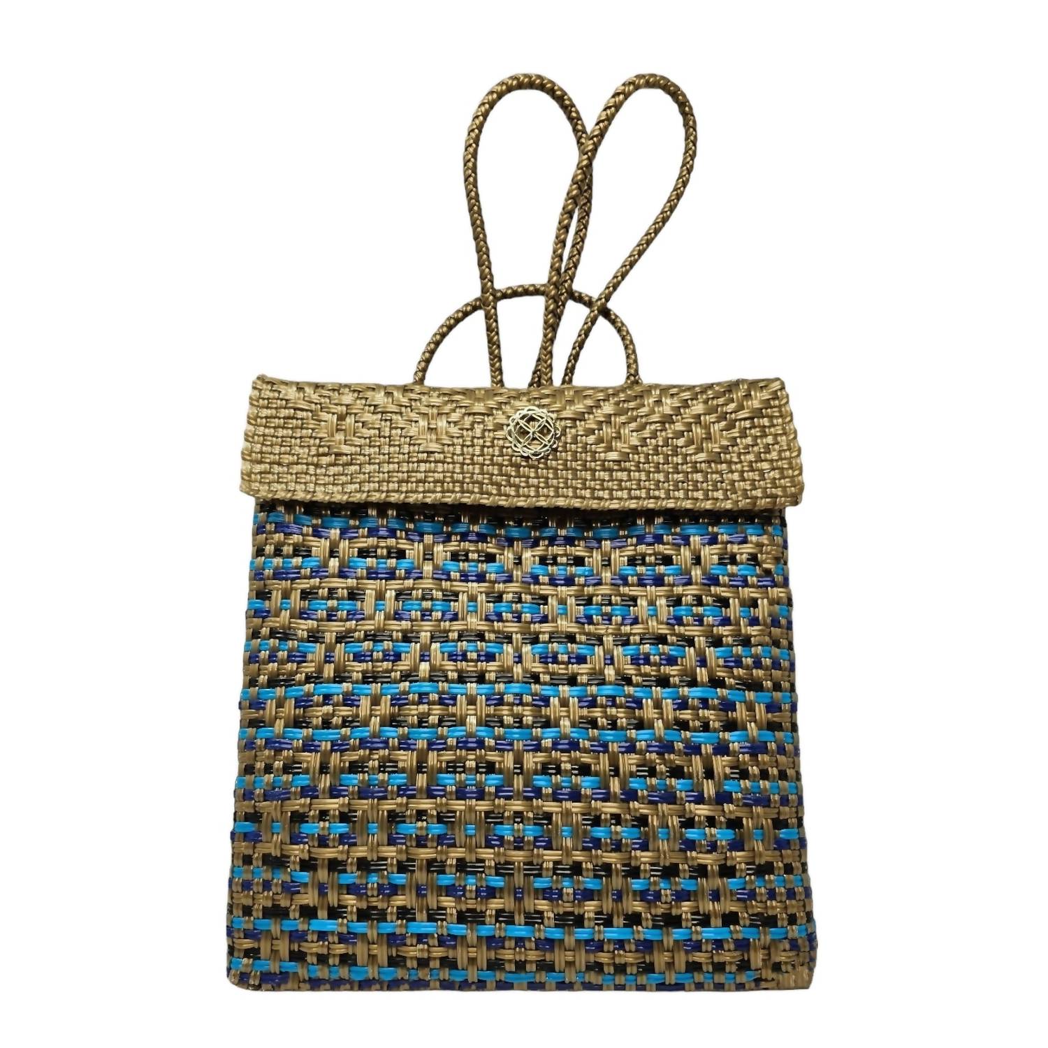 

Женский рюкзак Native в золотисто-голубом цвете Lola's Bag