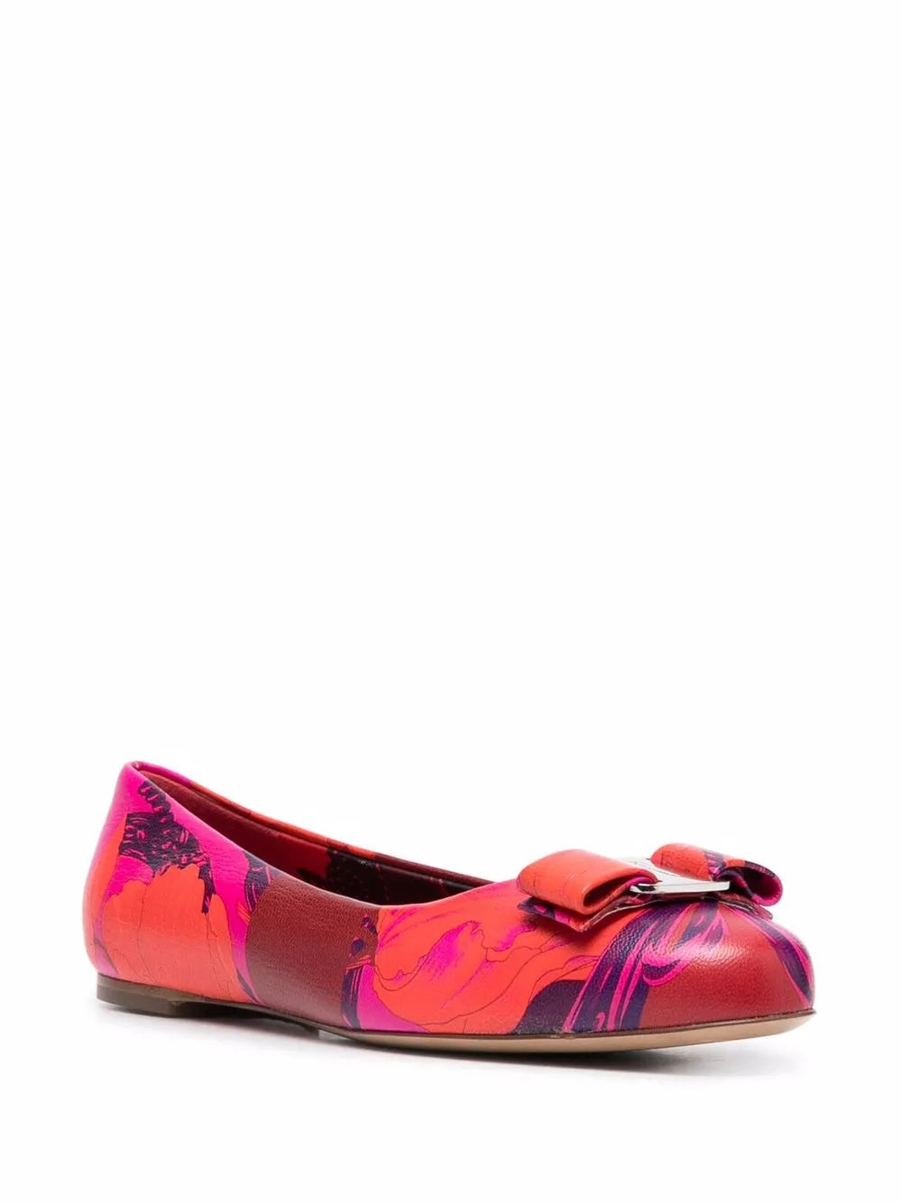 Феррагамо Варина Икон Балетки Salvatore Ferragamo, фиолетовый — фото 3