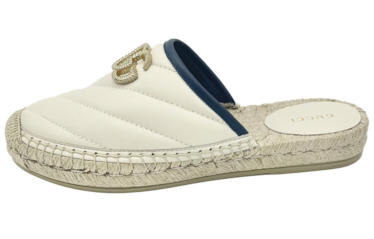 Вьетнамки женские Gucci, белый / синий