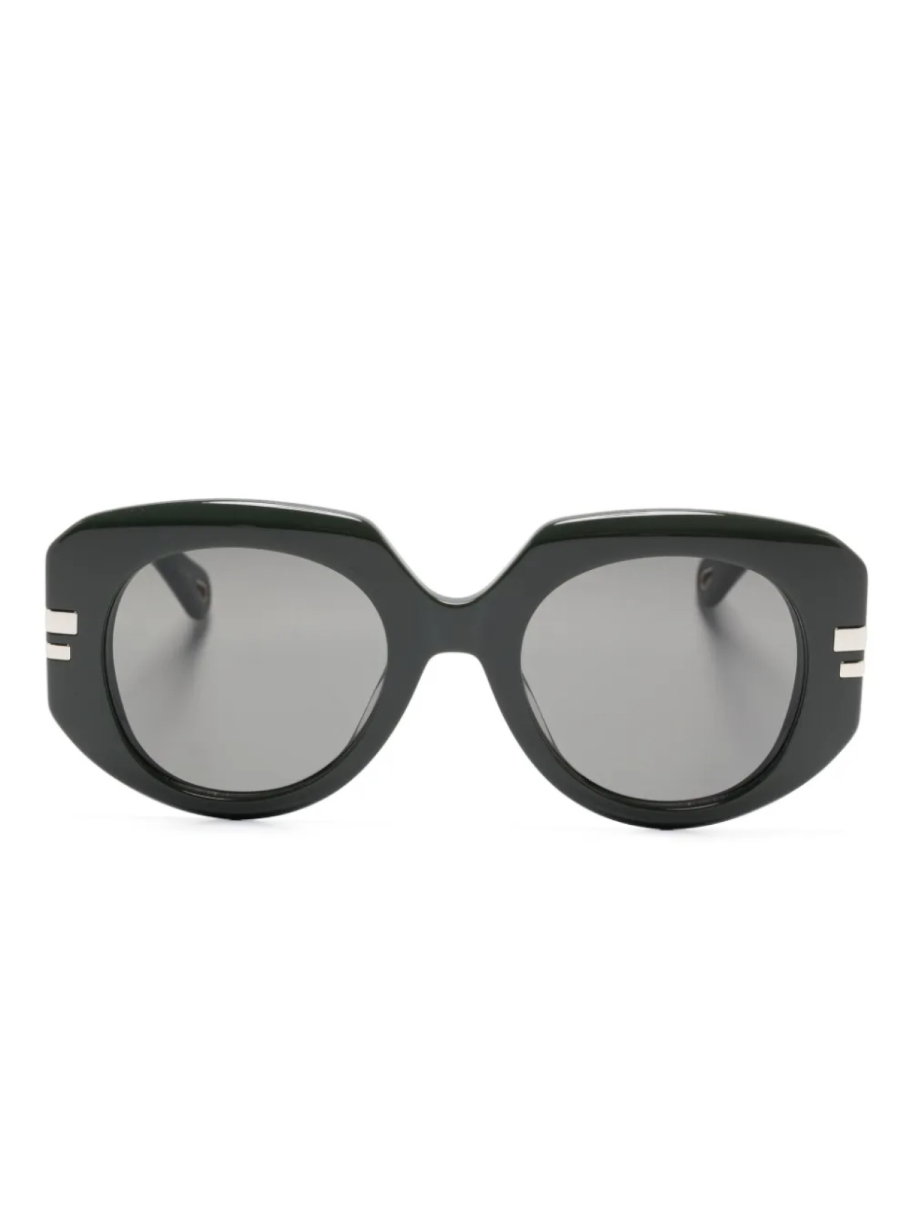 

Chloé Eyewear солнцезащитные очки в массивной оправе, зеленый