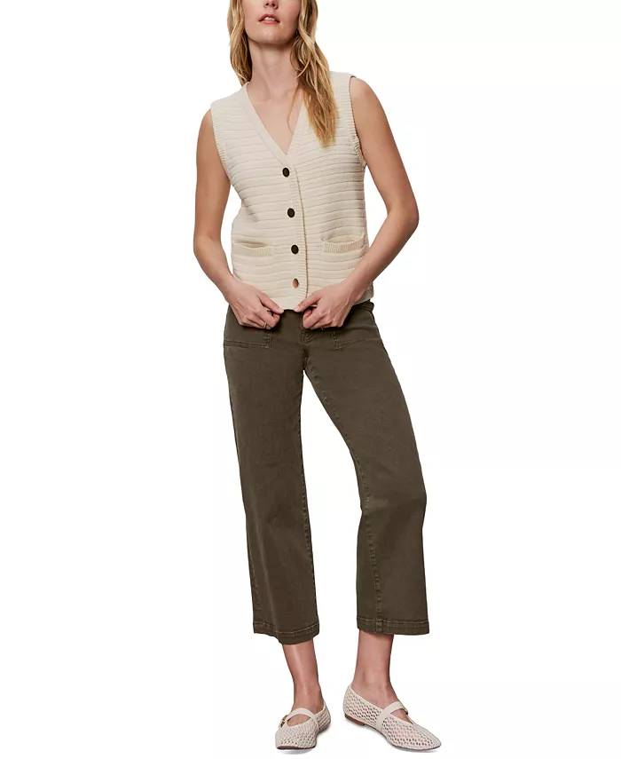 

Женский фактурный жилет с пуговицами спереди Sanctuary, коричневый/бежевый