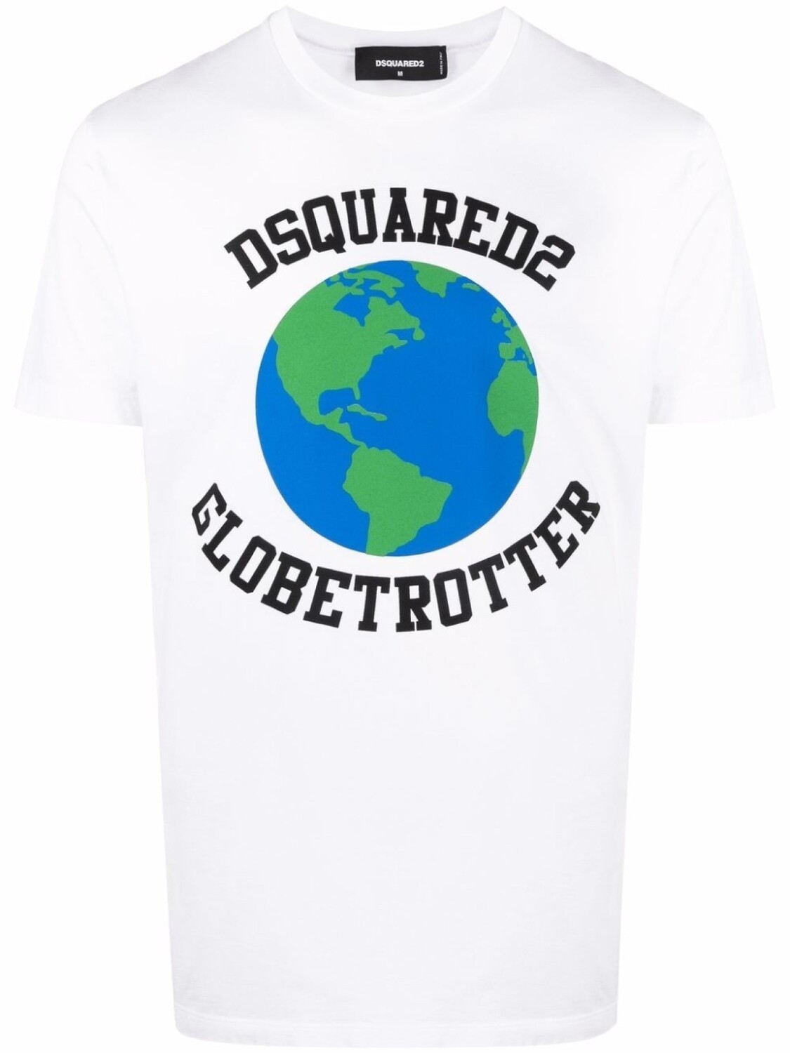 

Dsquared2 футболка Globetrotter с логотипом, белый