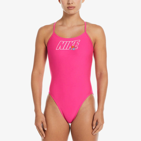 

Сплошной купальник Hydrastrong Charms Nike, розовый