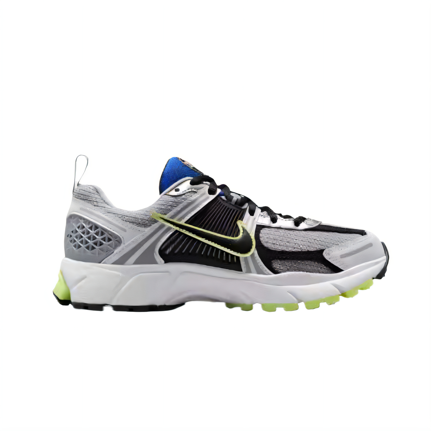 Vomero 5 низкие детские беговые кроссовки unisex Nike, металлик серебристый/белый/черный — фото 3