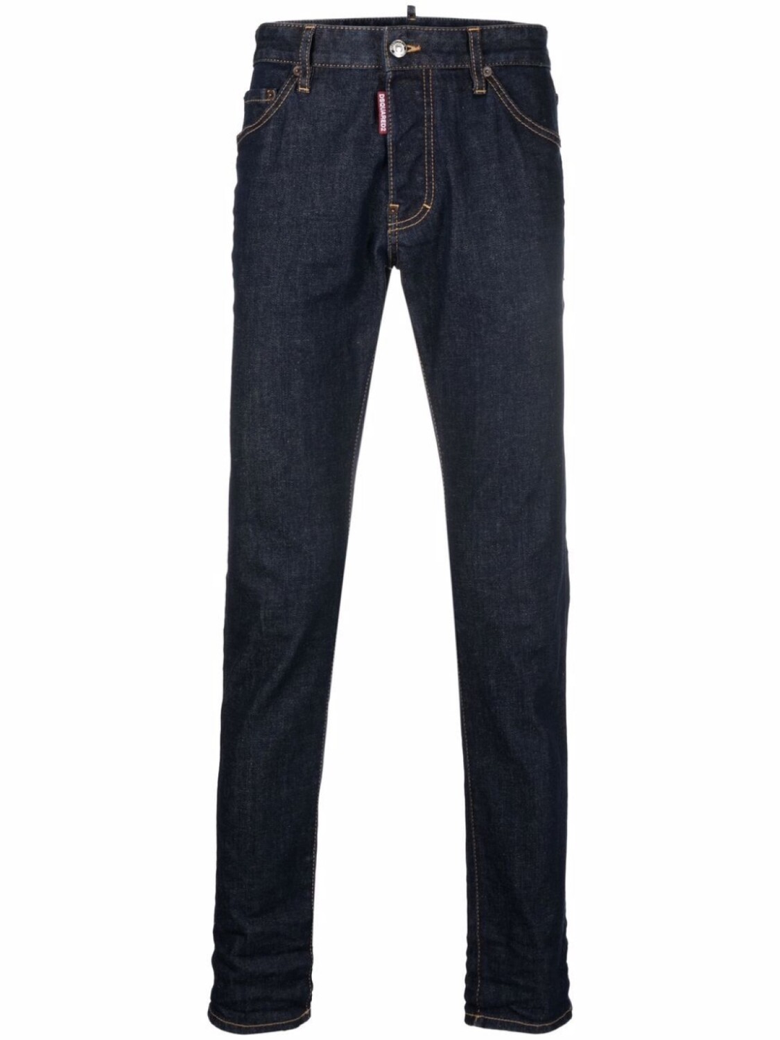 

Dsquared2 прямые джинсы с логотипом, синий