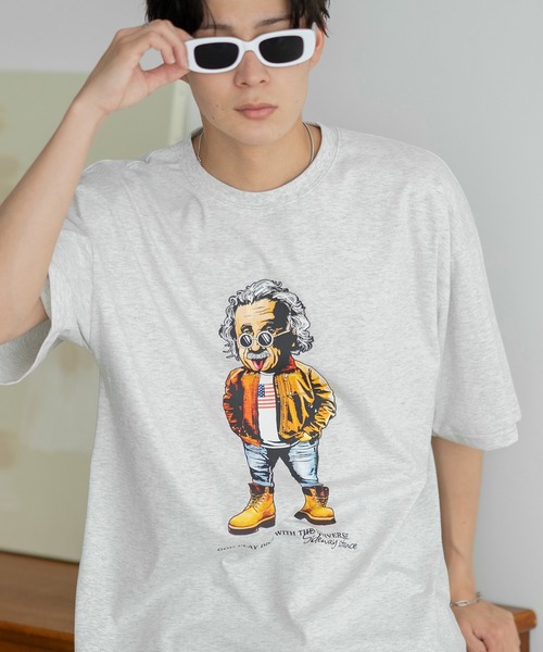 

Футболка с короткими рукавами и графическим принтом Sideway Stance, серая