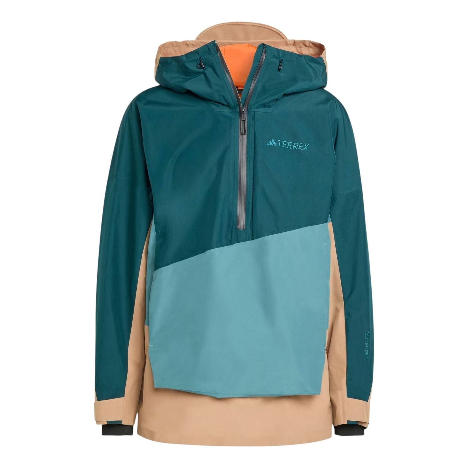 

Кроссовки adidas Terrex Xploric 2 Layer Lined Climaproof Anorak 'Preloved Teal Aurora Ivy'