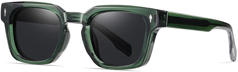 

Солнцезащитные очки UV400 Rivets для женщин в стиле панк, прозрачные с градиентом, для занятий спортом на открытом воздухе, бега и езды на велосипеде UYPTK, Green Grey