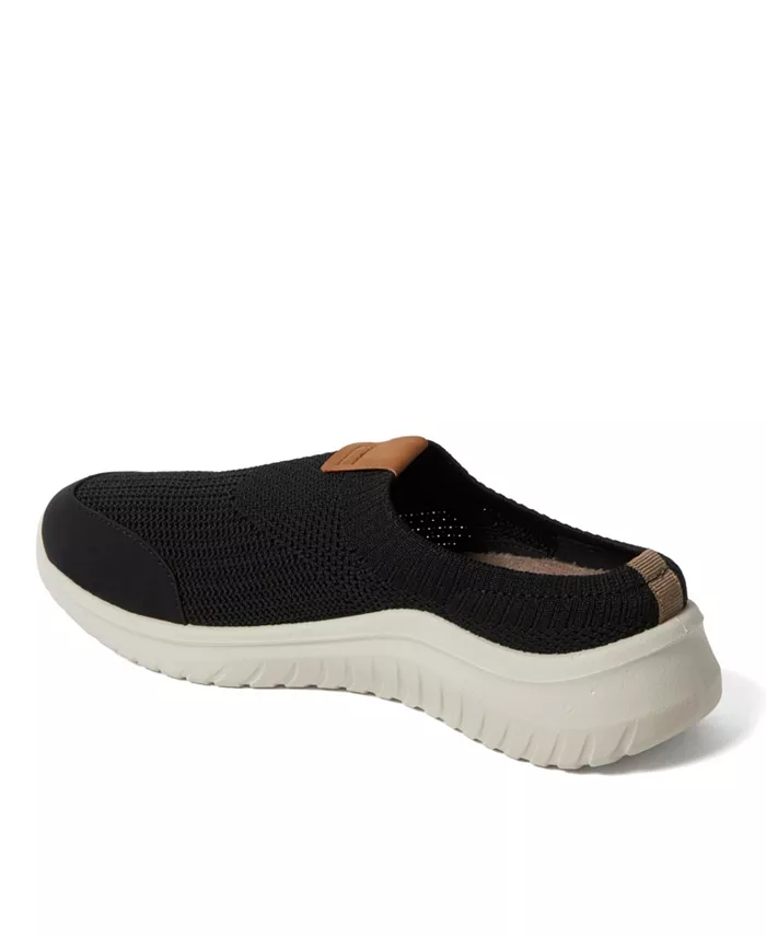 Женские спортивные трикотажные сабо Gracie Sport Knit Slip-On Dearfoams, черный — фото 2
