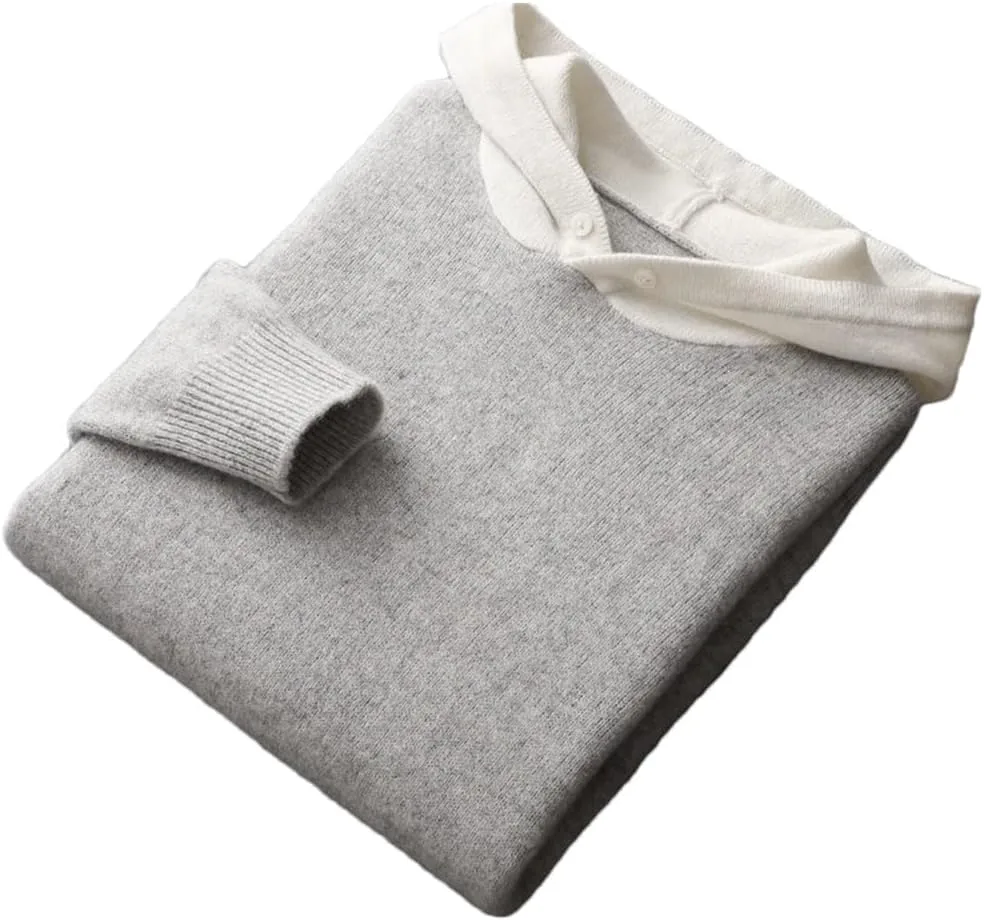 

Мужской худи из 100% кашемира, утепленный, с длинным рукавом