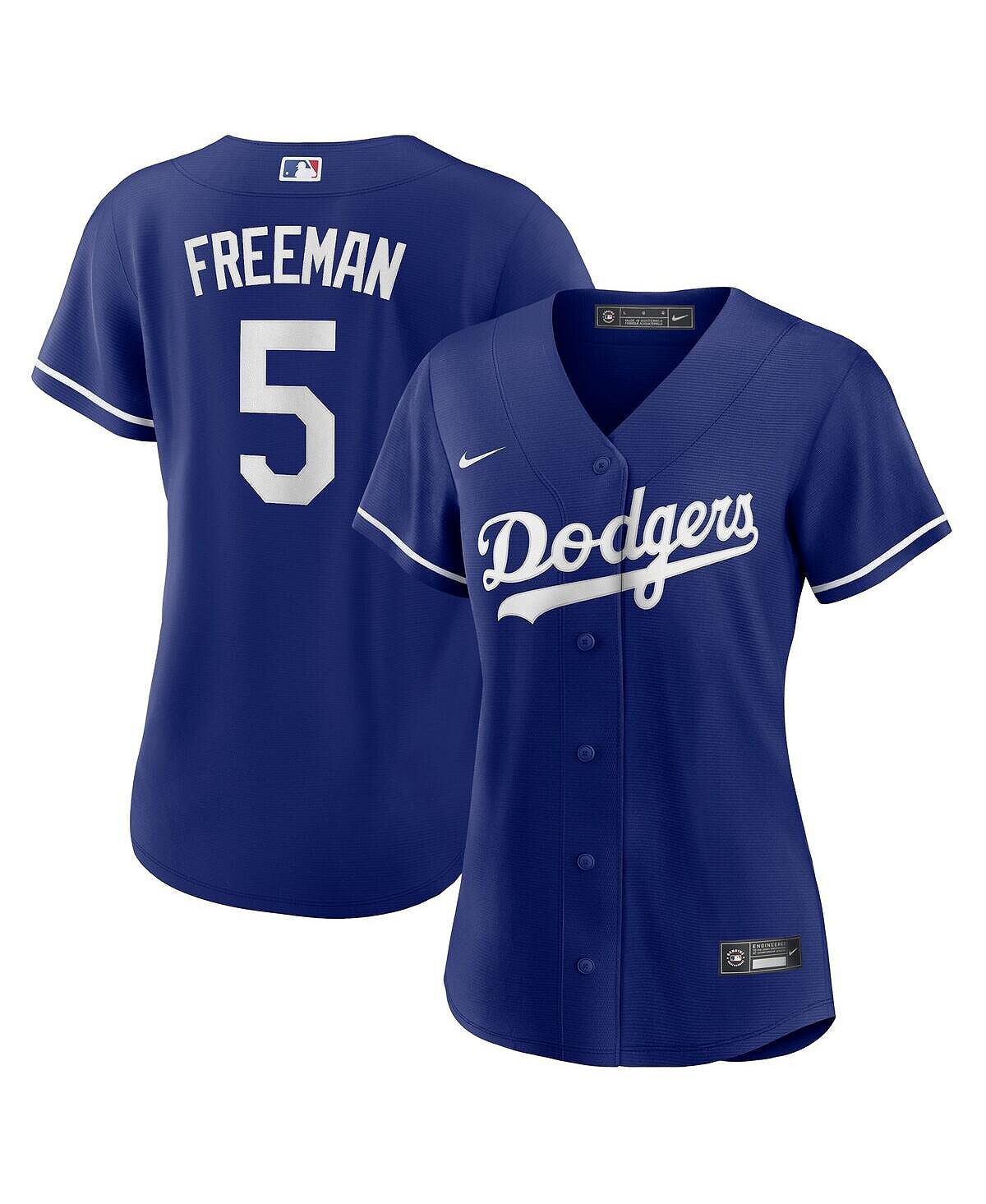 

Женская альтернативная копия джерси игрока Freddie Freeman Royal Los Angeles Dodgers Nike