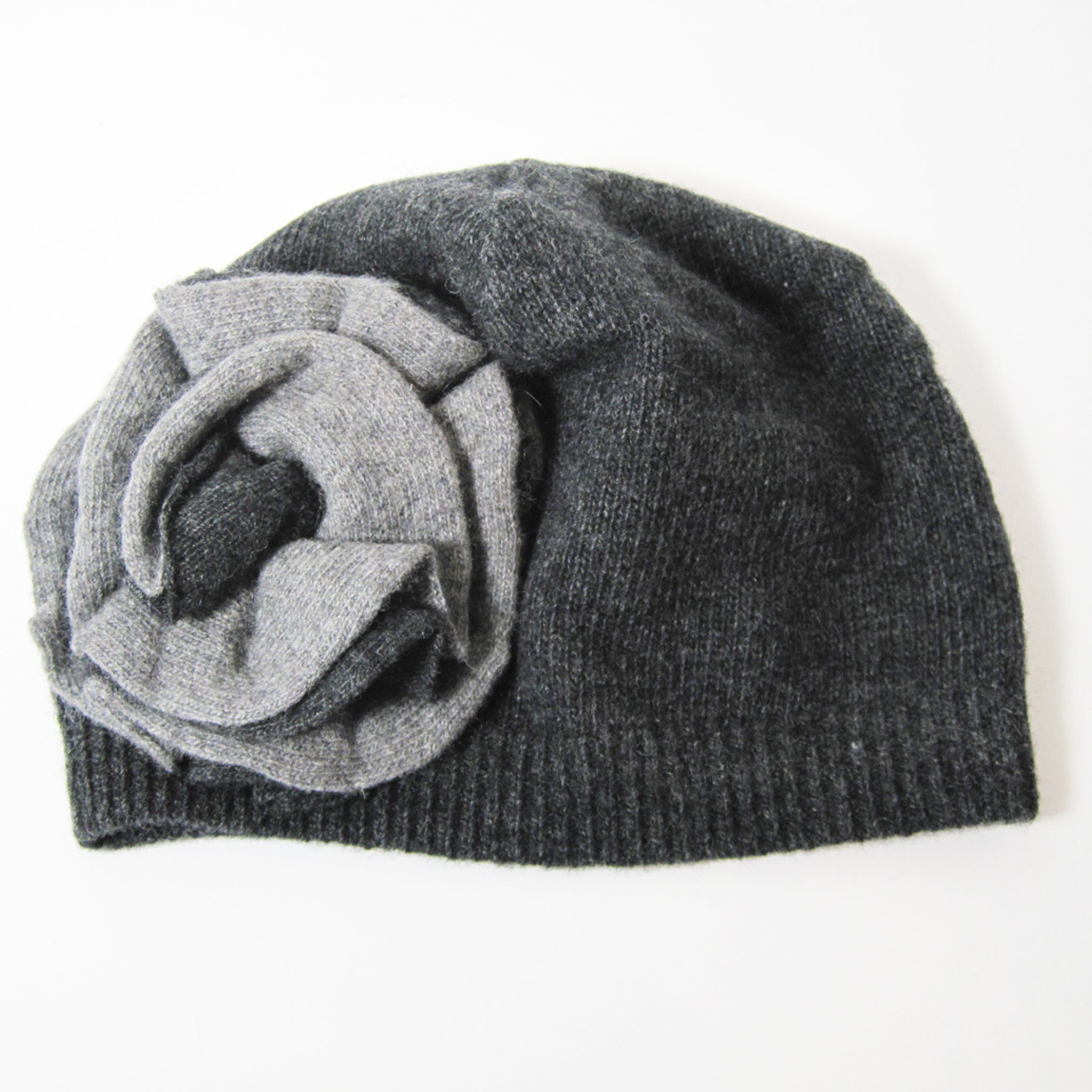 

Шляпа с цветком Portolano, цвет heather charcoal/light grey