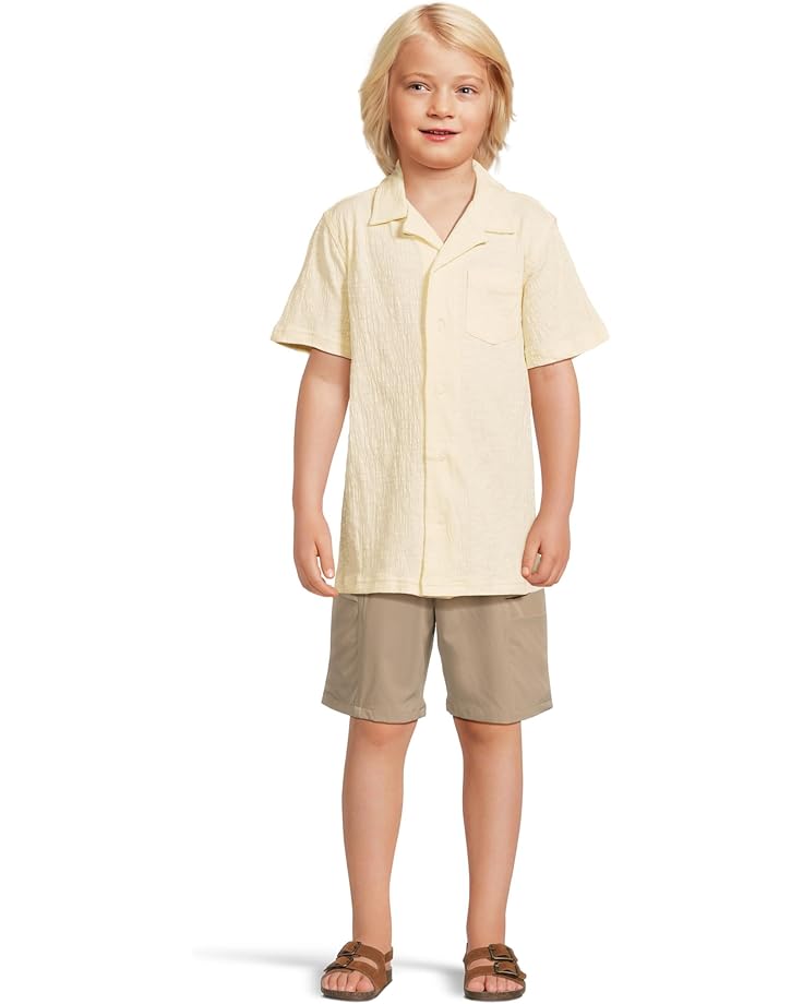 

Рубашка Janie and Jack Knit Cabana Shirt, цвет Light