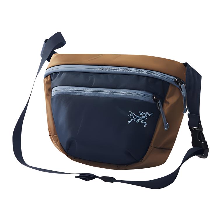 

Arcteryx Поясная сумка для активного отдыха из нейлона черно-коричневая унисекс